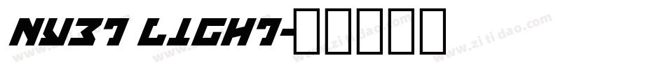 Nyet Light字体转换